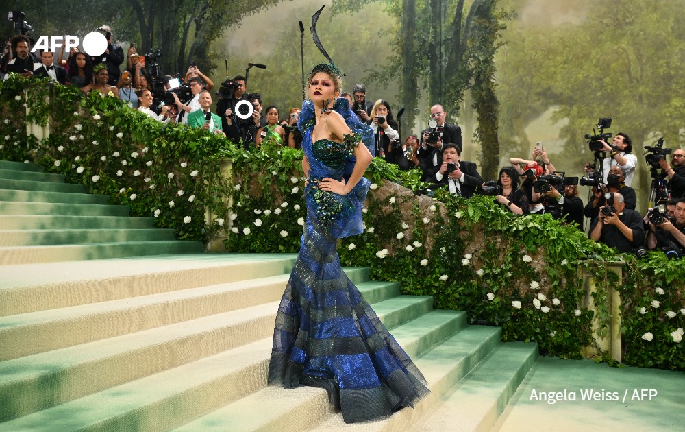 US actress Zendaya arrives for the 2024 Met Gala