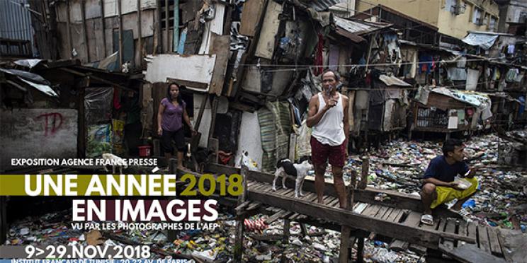 "Une année 2018 en images vue par les photographes de l’AFP", une exposition AFP jusqu’au 29 novembre à l’Institut Français de Tunisie